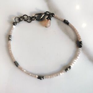 Dainty boho charm bracelet